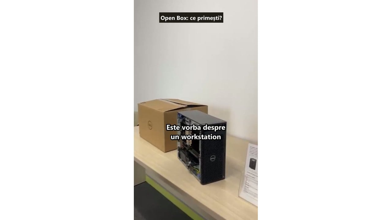 Dell Precision 3680 Tower din stocul CIT Grup, scos din cutie în atelier