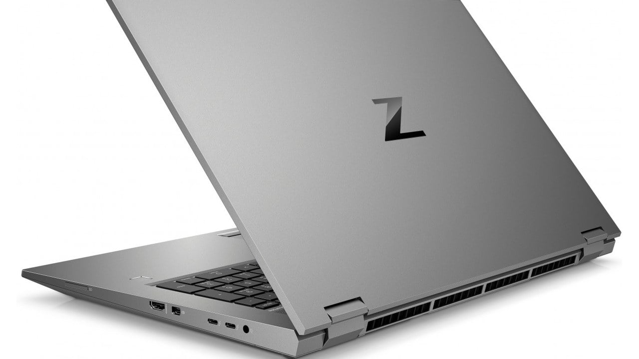 Laptop workstation HP ZBook Fury 17 G8 din catalogul CIT Grup, văzut din spate