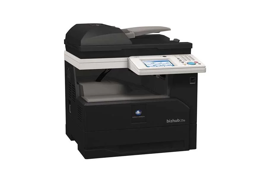 Imprimantă multifuncțională Konica Minolta Bizhub cu alimentator automat de documente