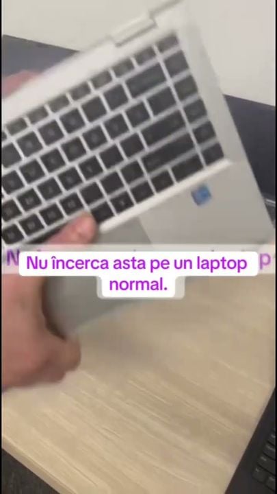 Laptopul 2 în 1, cu balamale la 360°